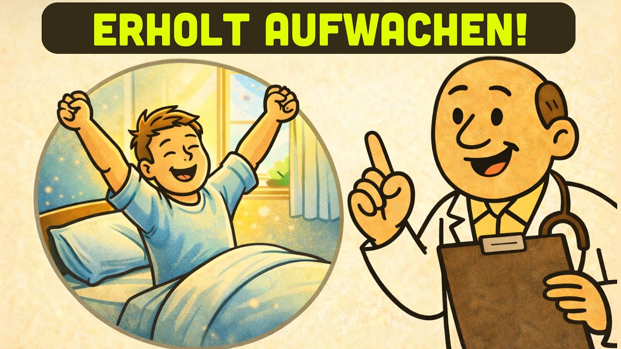 Wie Sie tief schlafen und erholt aufwachen – unbedingt ansehen!
