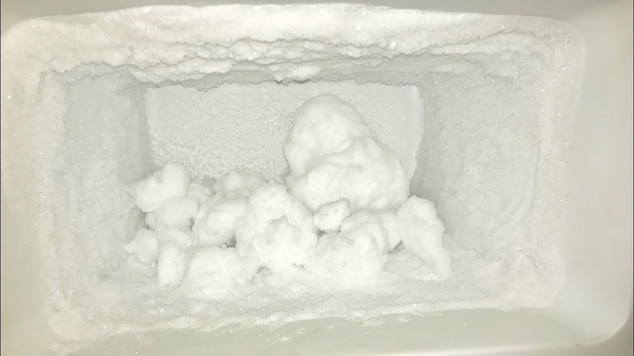 Showing White ice compilation 💙 Powdery ice, freezer frost, ice chunks ❄️