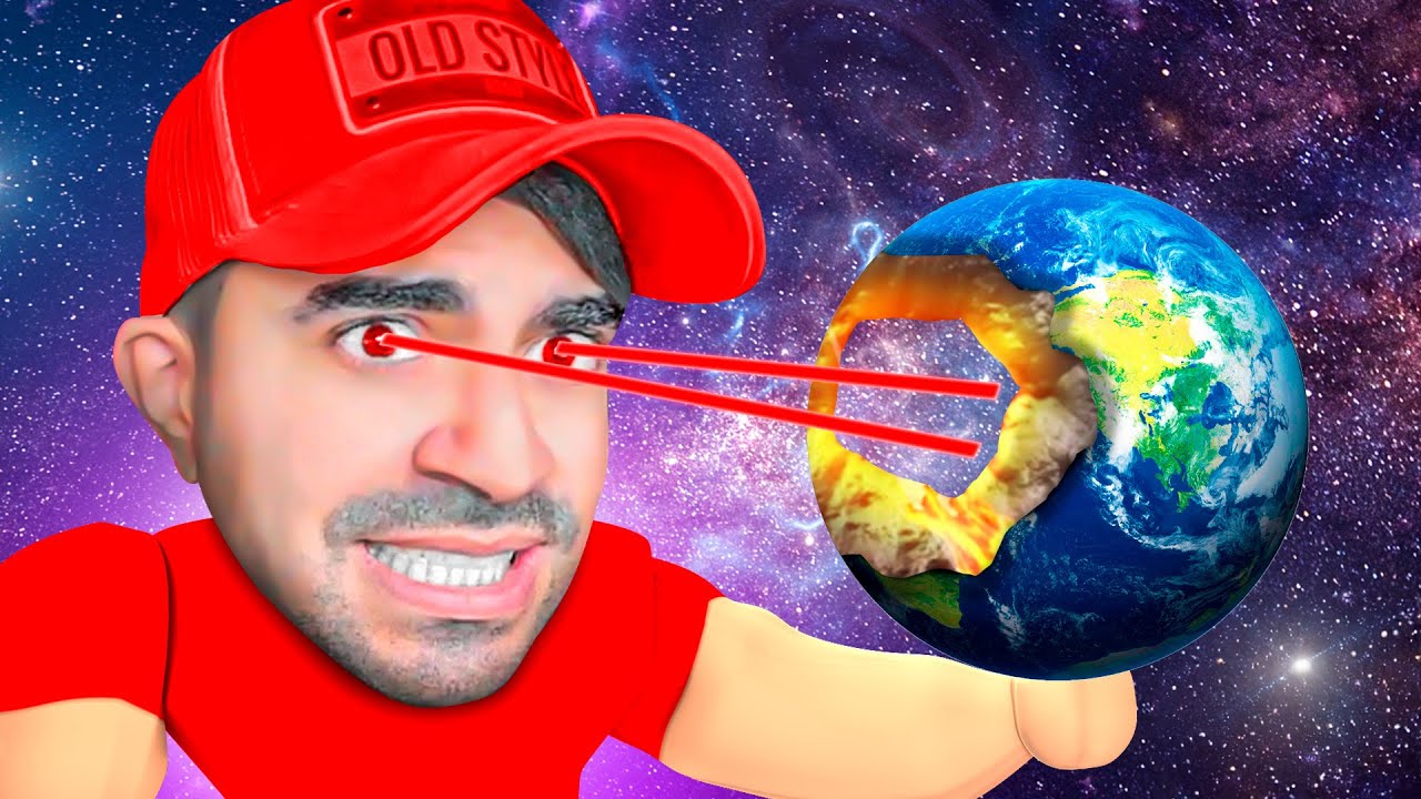 روبلوكس : تحوت الى عملاق و دمرت العالم | ROBLOX