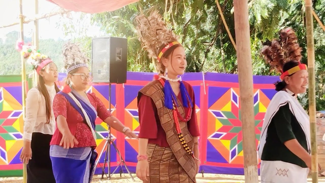 A Vibrant Cultural Folk Dance of Mix Tribes from Women Society 💐🌾Chavan Kumhrin 2025