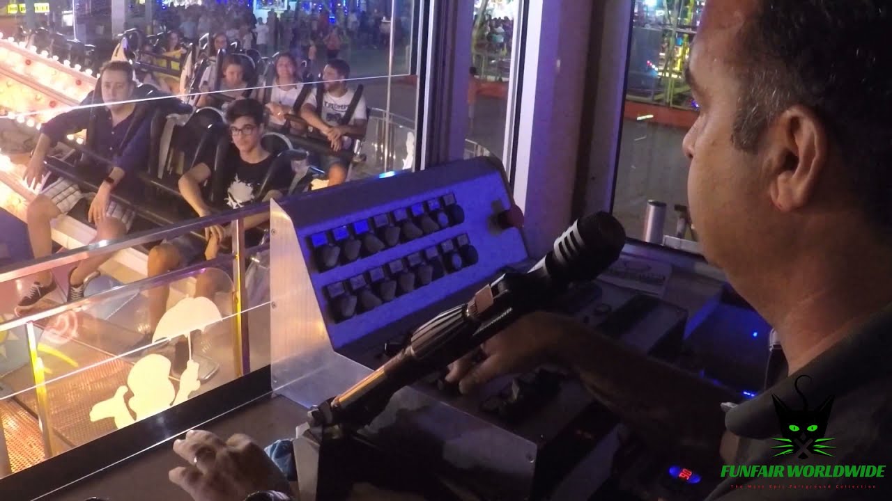 SUPER GRILLO: Heart-Pounding Jump & Smile Carnival Ride POV at Feria de Málaga 2017 🇪🇸