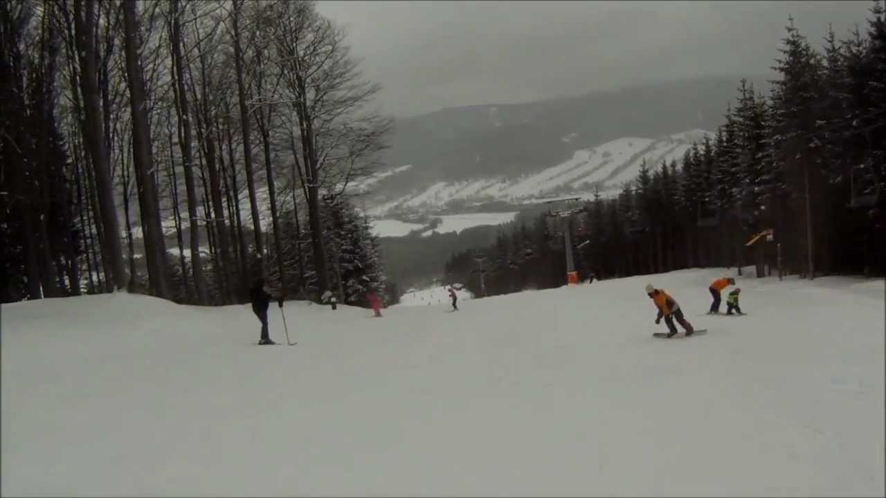 Narty Skipark Filipovice - Trasa numer 3 niebieska - Narty Czechy