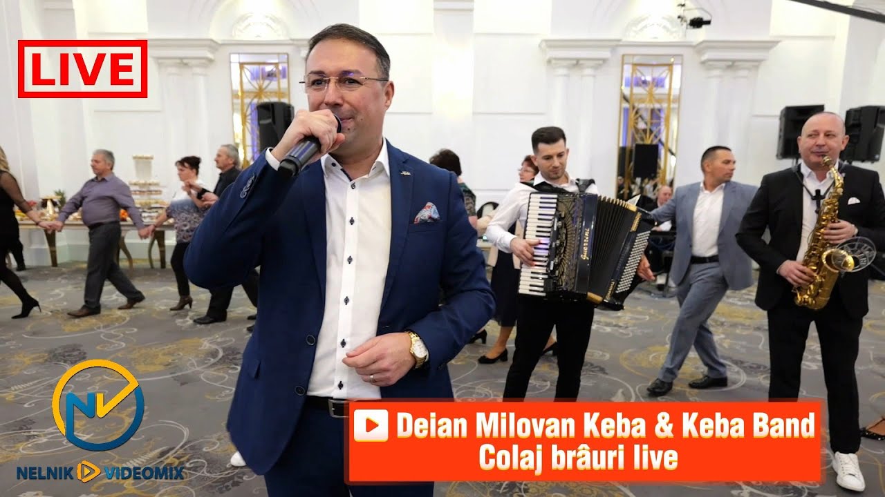 Deian Milovan Keba & Keba Band- Colaj brauri live- Botez Patricia Laura