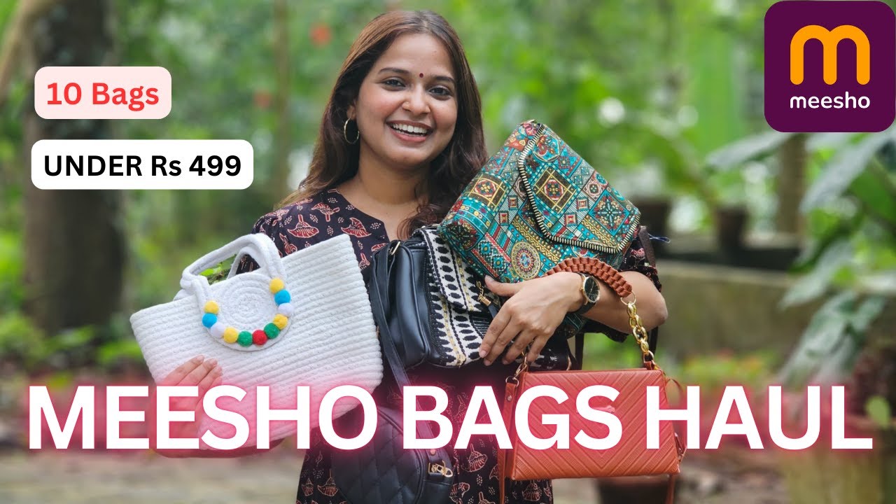 10 Meesho Sling Bags Haul Under Rs 499 | With English Subtitles