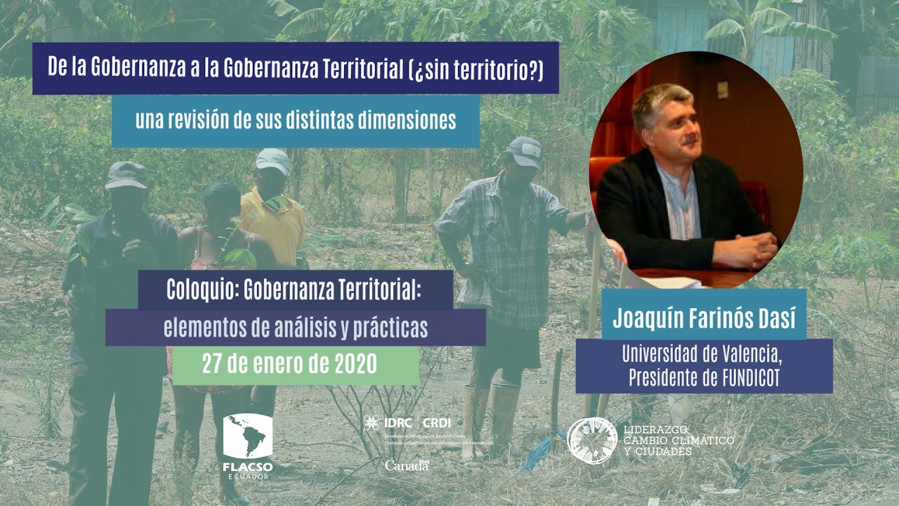 De la Gobernanza a la Gobernanza Territorial (¿sin territorio?)