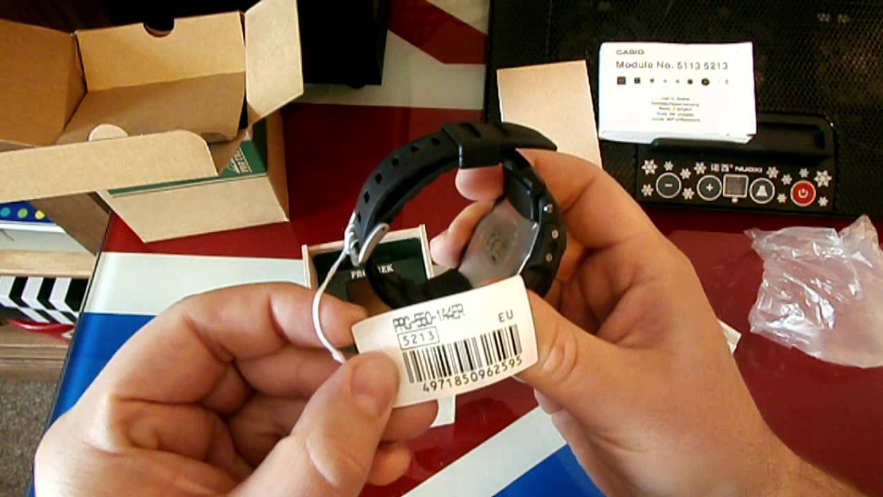 Unboxing Casio Pro Trek  PRG-550-1A4ER. PL. Simon D.