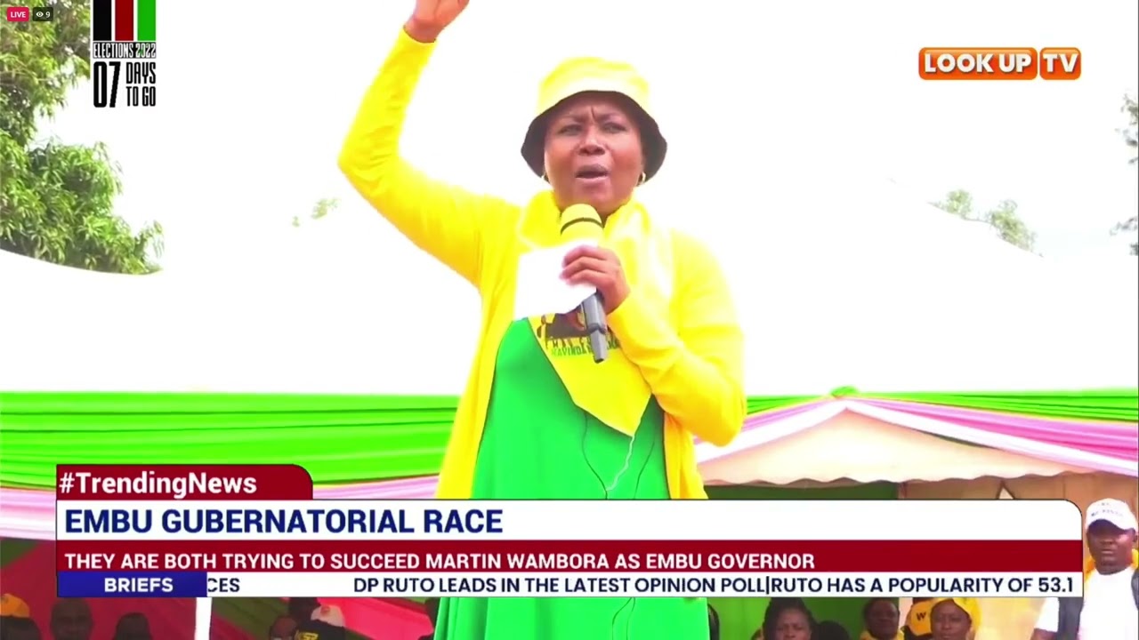 Embu gubernatorial candidates hold final campaigns