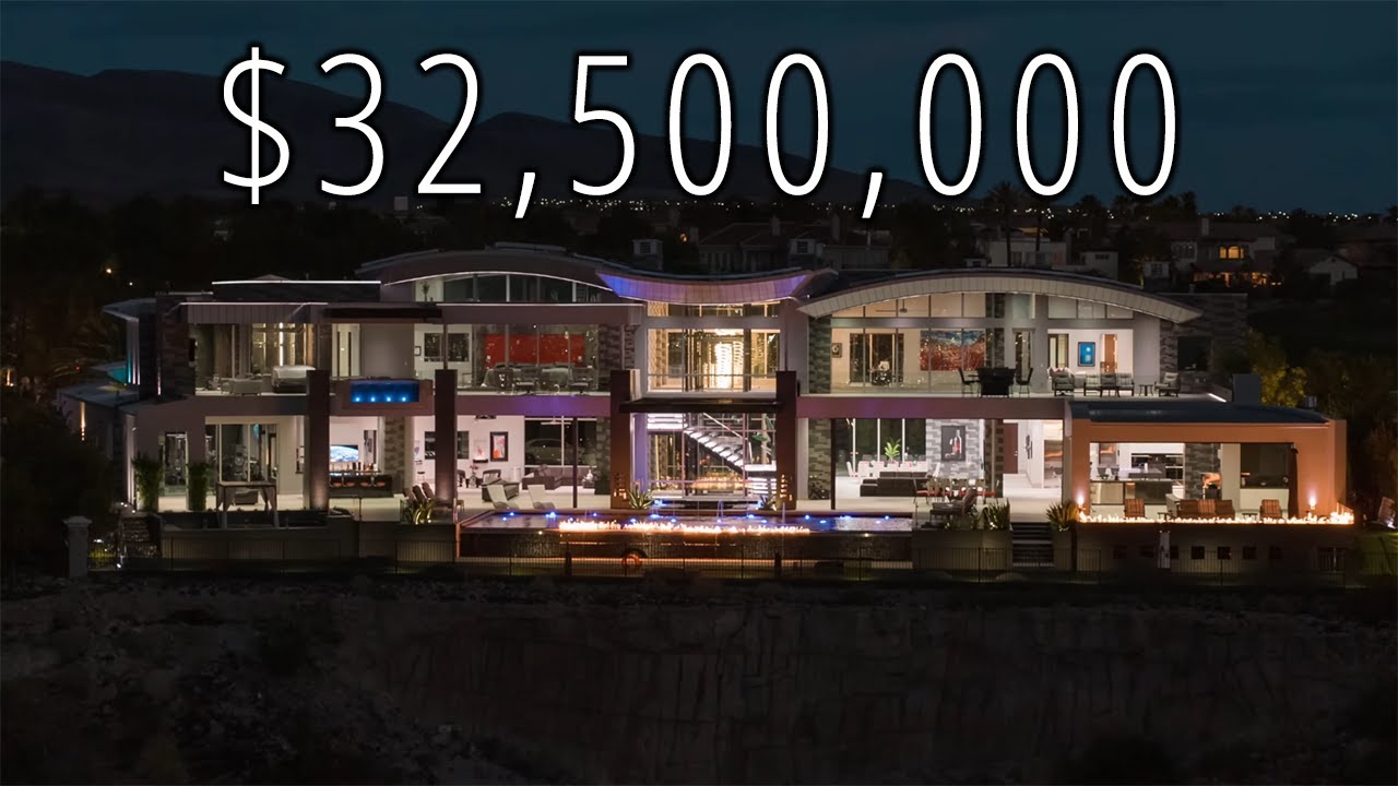 Inside the MOST EXPENSIVE Mega Mansion in Las Vegas | Modern Smart Home
