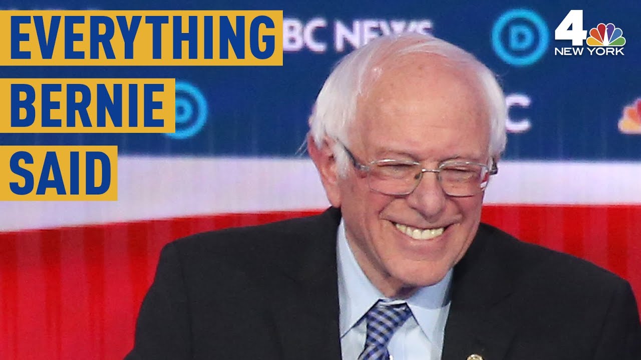 Everything Sen. Bernie Sanders Said at the Las Vegas Democratic Debate | NBC New York