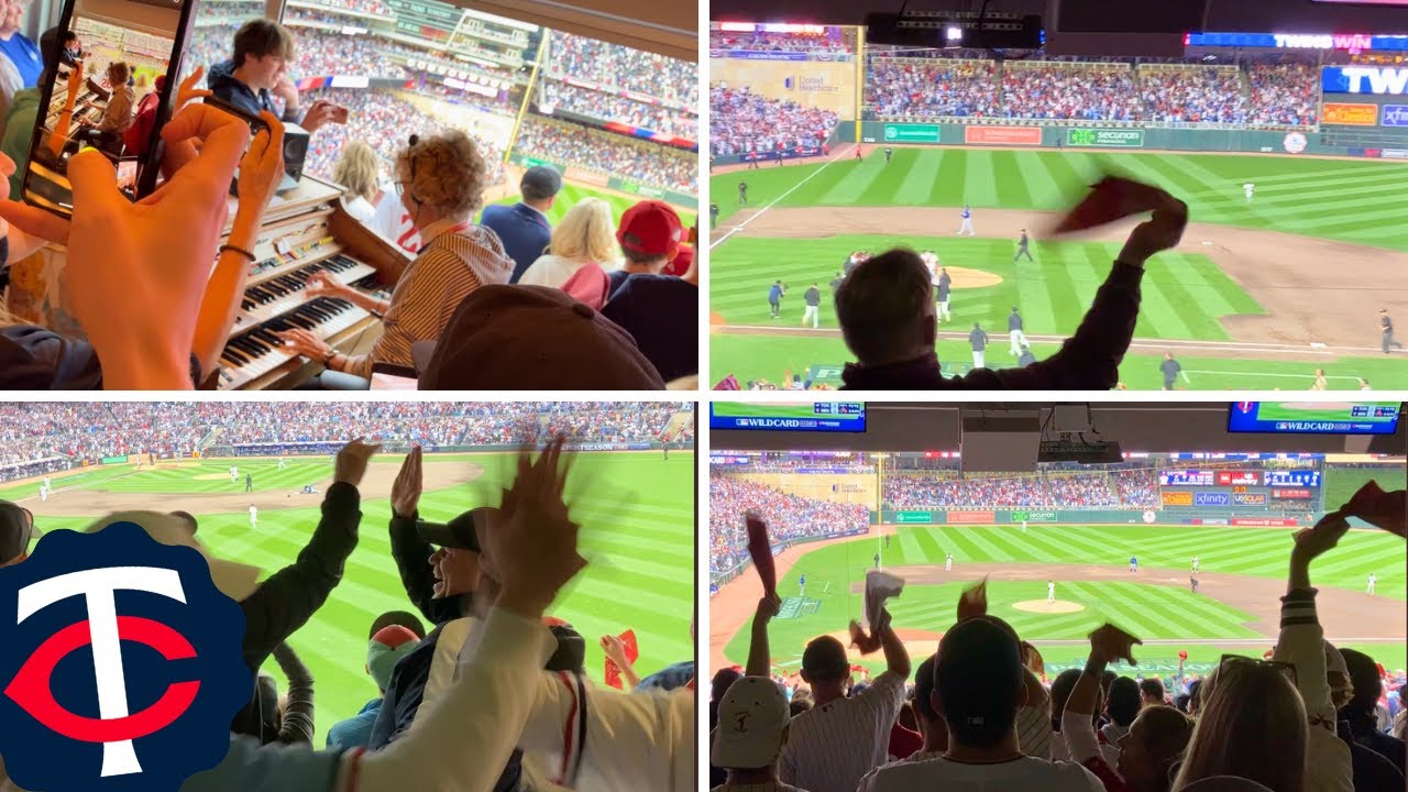 Атмосфера плей-офф на стадионе Target Field | Вторая игра раунда Wild Card 2023