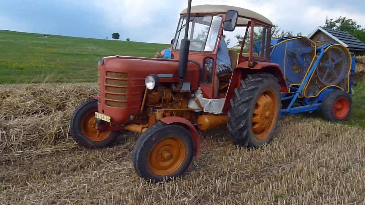 žně 2016 lisování slámy, Zetor 3011 Fortschritt k442,Zetor 7245