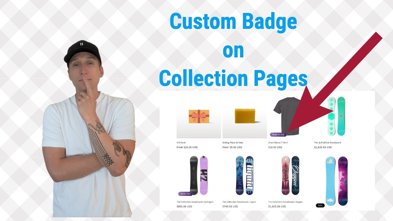 Custom Badge on Collection Page