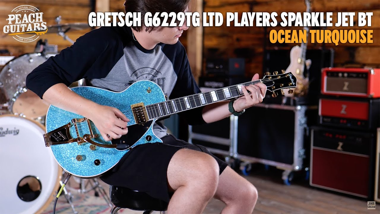 No Talking...Just Tones | Gretsch G6229TG LTD Players Sparkle Jet BT | Ocean Turquoise