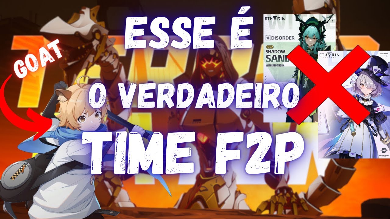 O VERDADEIRO TIME F2P TERRORMATON 100% SAFE! SEM SHADOW SANIA, SEM LILY! - Etheria Restart