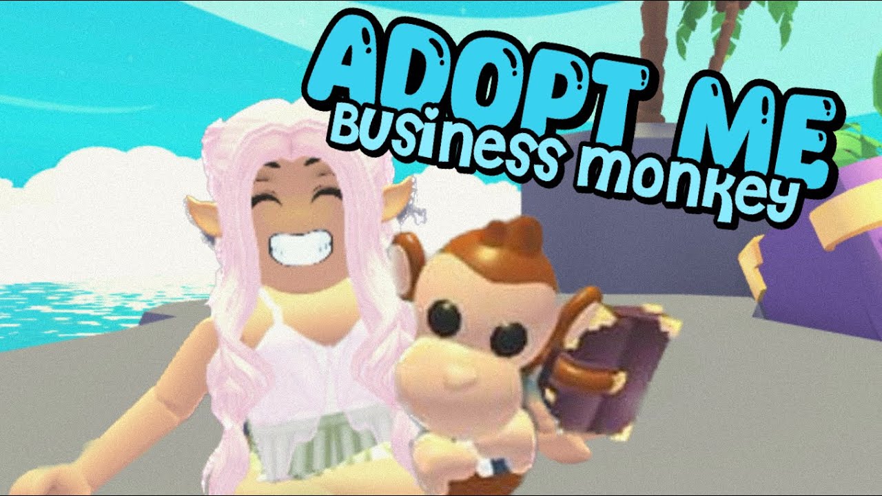 Adopt Me: Mega Neon Business Monkey
