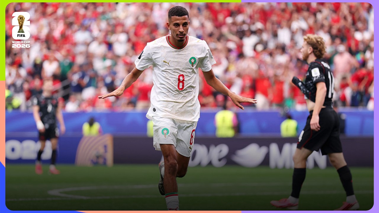 Azzedine Ounahi Opens The Scoring For Morocco vs Canada!