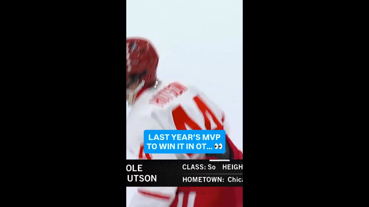 Cole Hutson Scores Game Winner in Beanpot Semifinals Against Northeastern