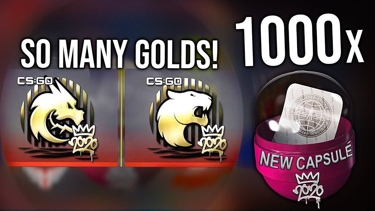 I pulled some golds.. (1000 RMR 2020 Capsule Opening)