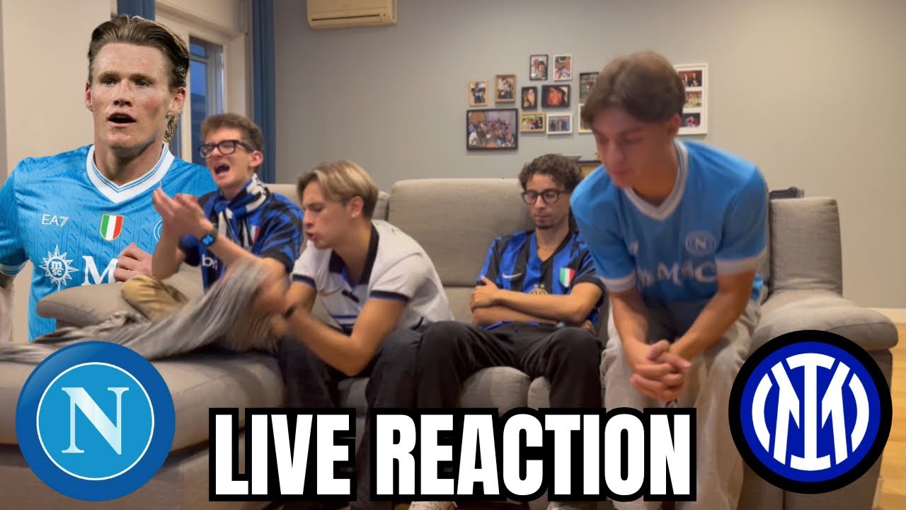 [VERGOGNA!!🤬] NAPOLI-INTER 3-1 LIVE REACTION