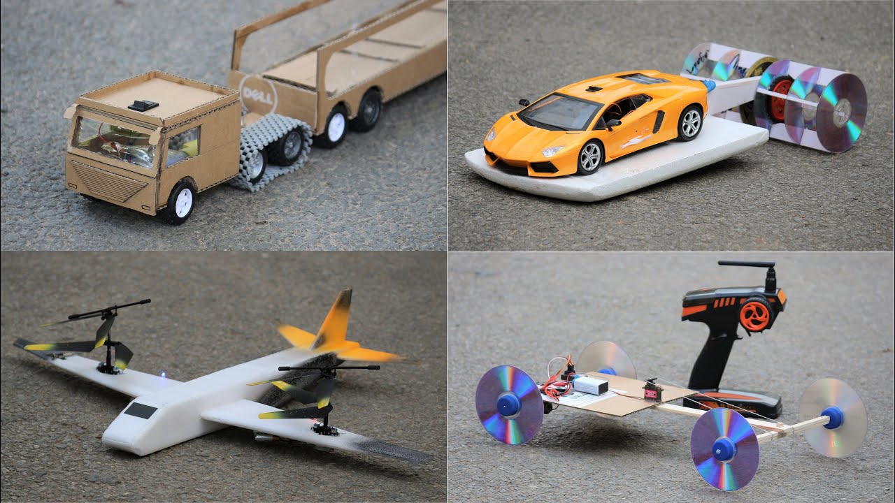 4 Amazing DIY TOYs | Awesome Ideas | 4 Amazing RC TOYs Ideas