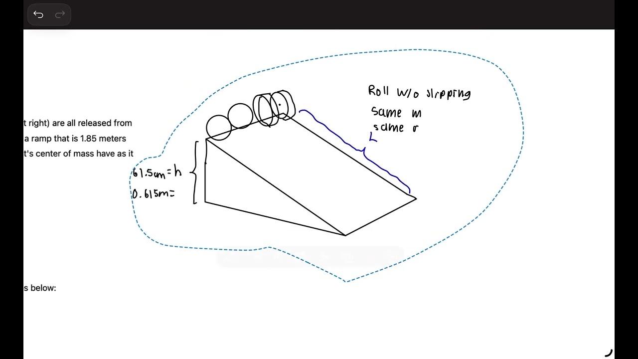 Rotational Kinematic Energy Practice Part 2