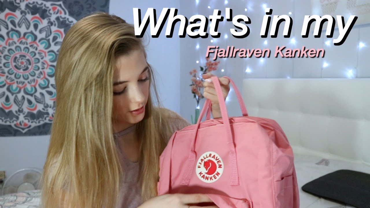 What's in My Backpack + Fjallraven Kanken 15 inch review