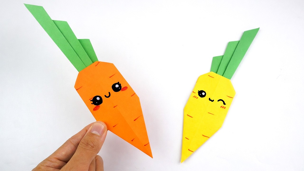 Karotte basteln - Ostern basteln - Osterdeko selber machen | DIY Bastelideen