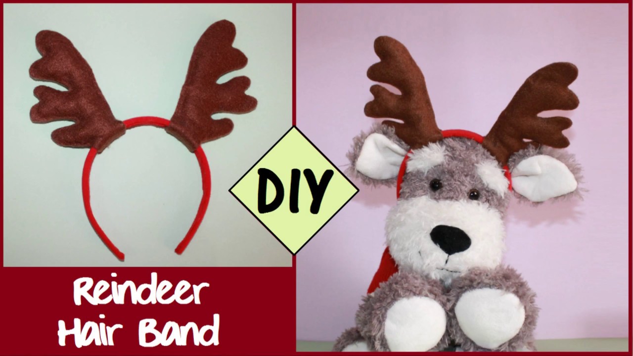 DIY Reindeer Hair Band | CHRISTMAS DIY with FREE TEMPLATE