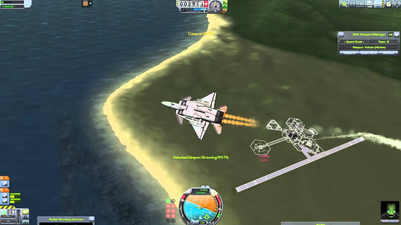 BDArmory - Unevenly Matched Dogfight (F-15 ACTIVE vs Turbo Prop)