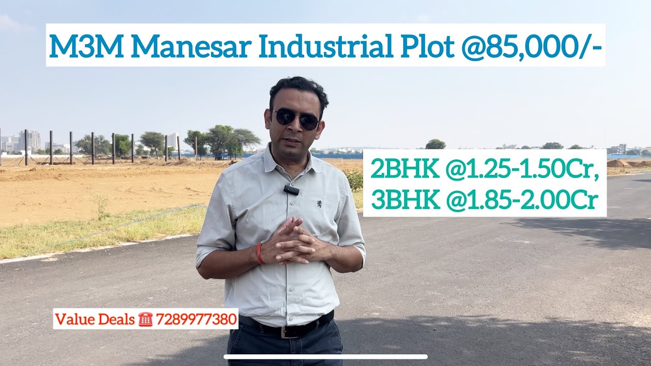 M3M GIC - Forestia West - Sector M9 Manesar, Gurgaon. Industrial Plots & 2BHK & 3BHK ☎️7289977380