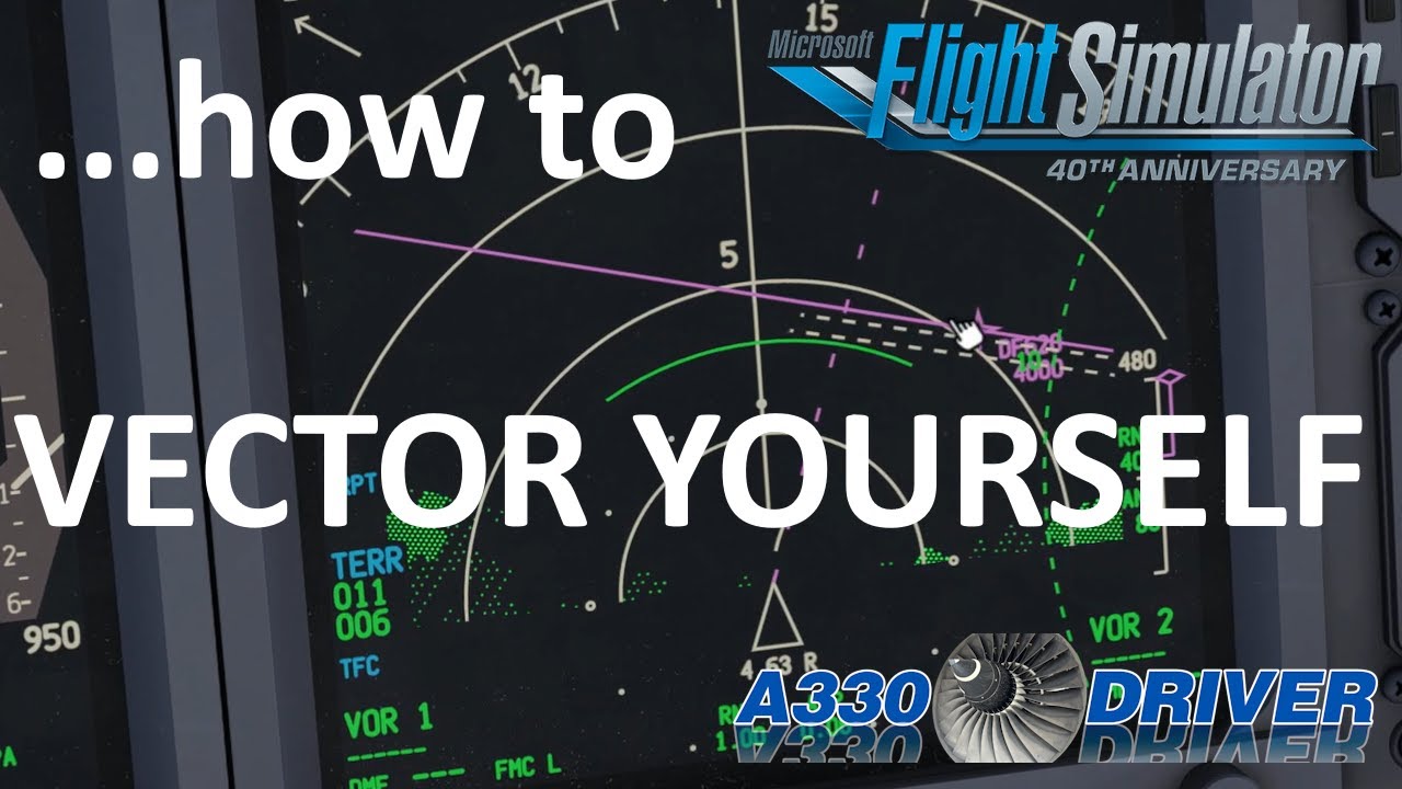 No ATC available? How to VECTOR YOURSELF onto an APPROACH | Real Airline Pilot