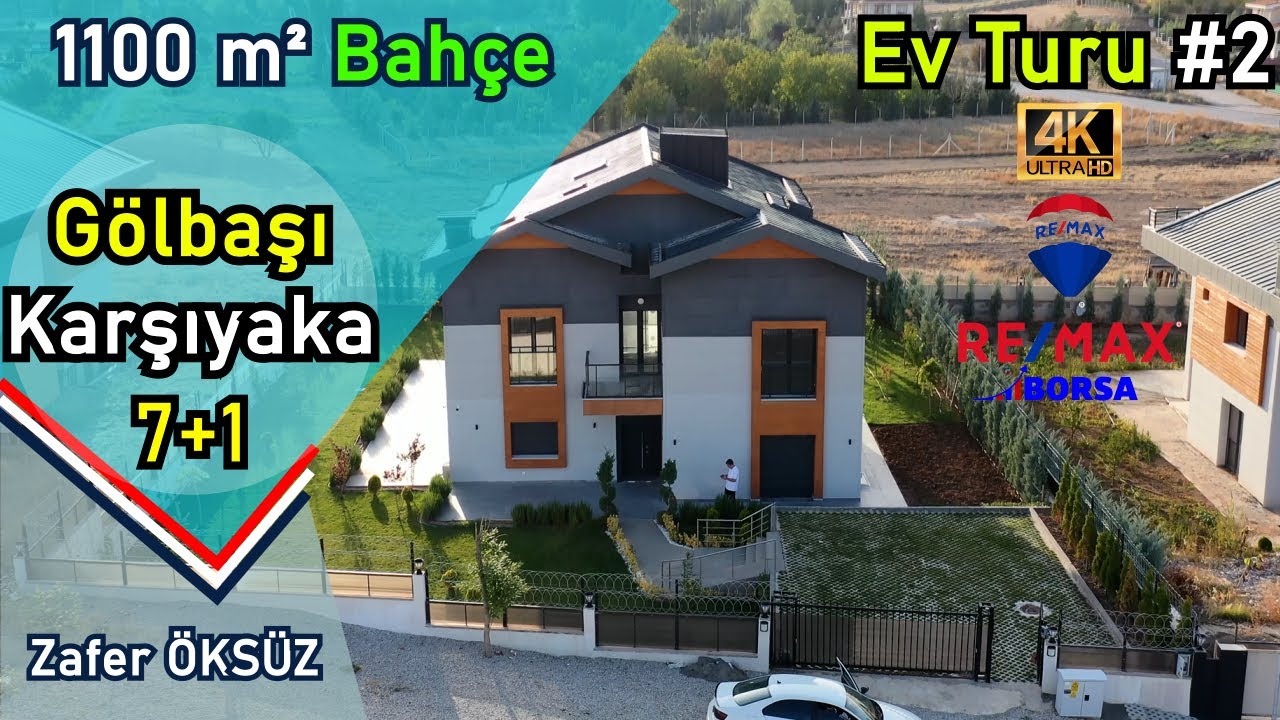 🍀1.100 m² bahçeli modern bir villa / Gölbaşı  / #EvTuru #Villaturu #Daireturu #Gölbaşı #Emlak