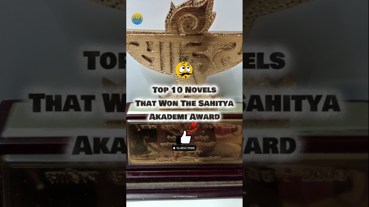 Top 10 Novels That Won The Sahitya Akademi Award⁉️💥 || #shortsfeed #trending #novel #sahityaakademi