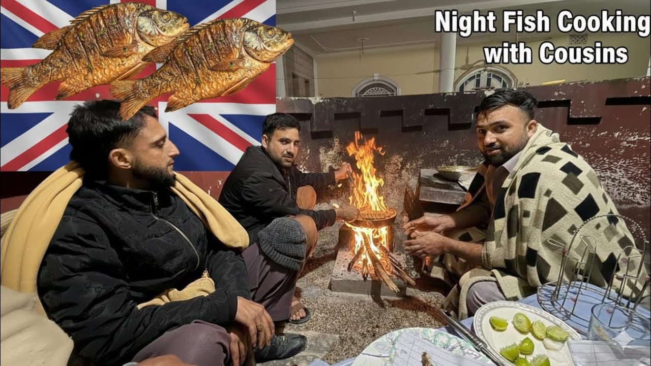 Midnight Fish Party with My UK Cousins | Real Village Vibes