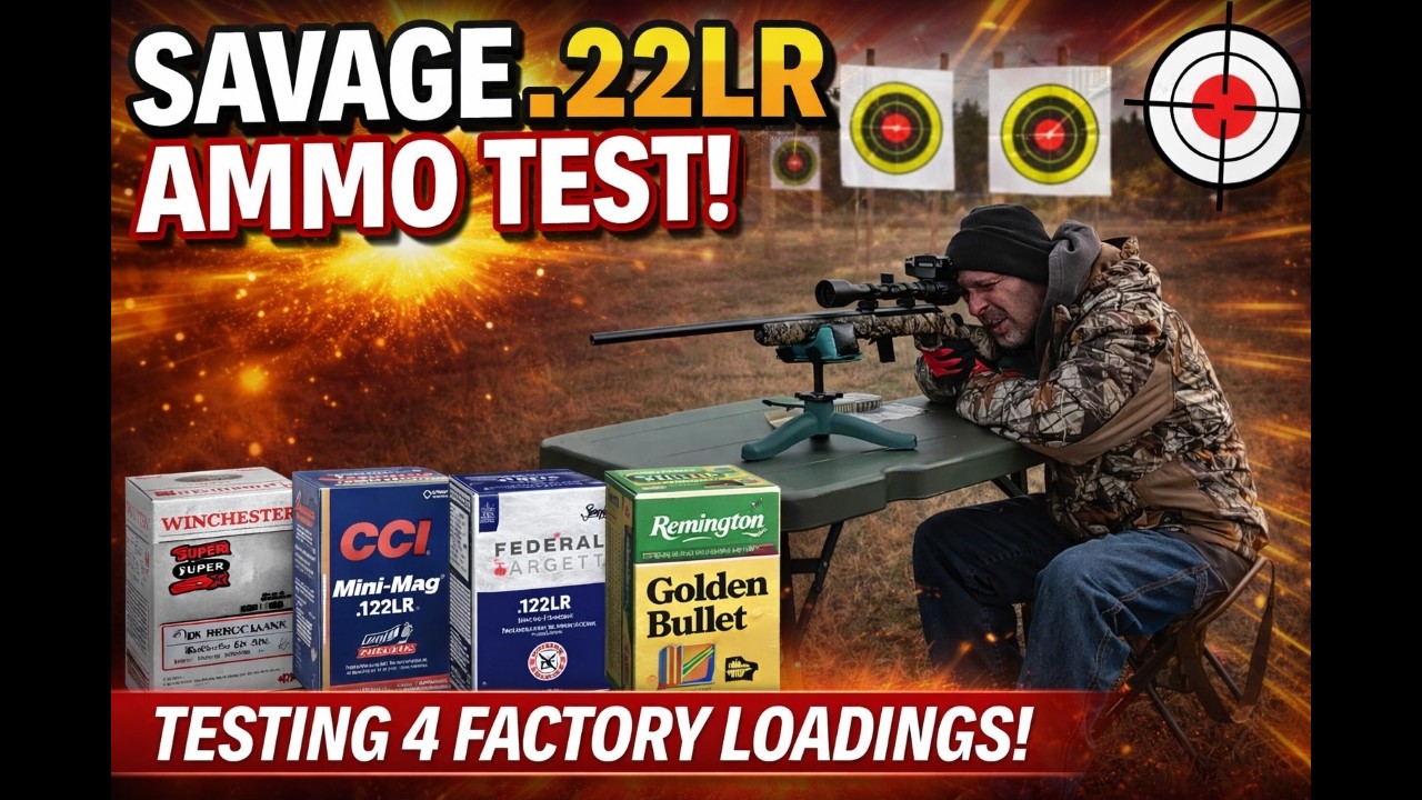 Savage .22LR Ammo Test At 50 Yards. What Ammo Will Shoot Best?