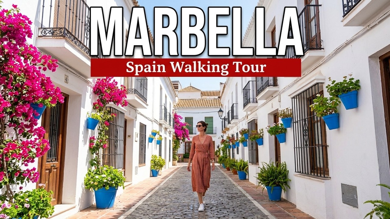 Discover Marbella in 4K Walking Tour 🇪🇸 | Spain’s Most Glamorous Coastal Town