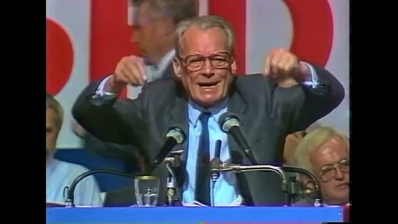 ARD SPD Parteitag mit Helmut Schmidt und Willy Brandt 19021983