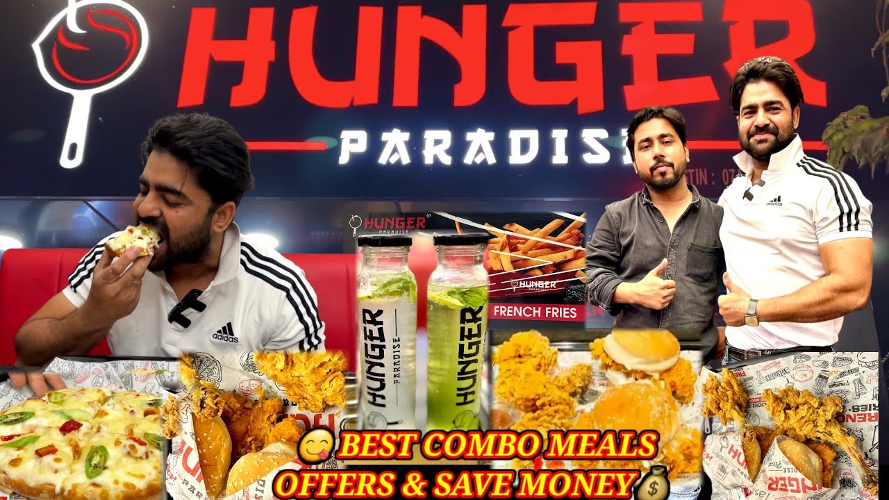 HUNGER PARADISE के MOST DEMANDED HOT SELLING COMBO MEALS OFFER IN JAFRABAD | BURGER PIZZA 🐓LEG & ETC