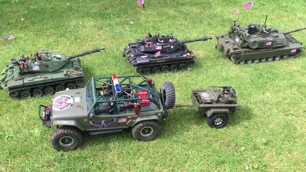 5 model RC Tank 
