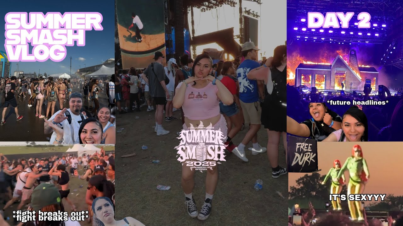 SUMMER SMASH 2025 DAY 2 VLOG 🌞+ FIGHT BREAKS OUT + INSIDE THE PITS 