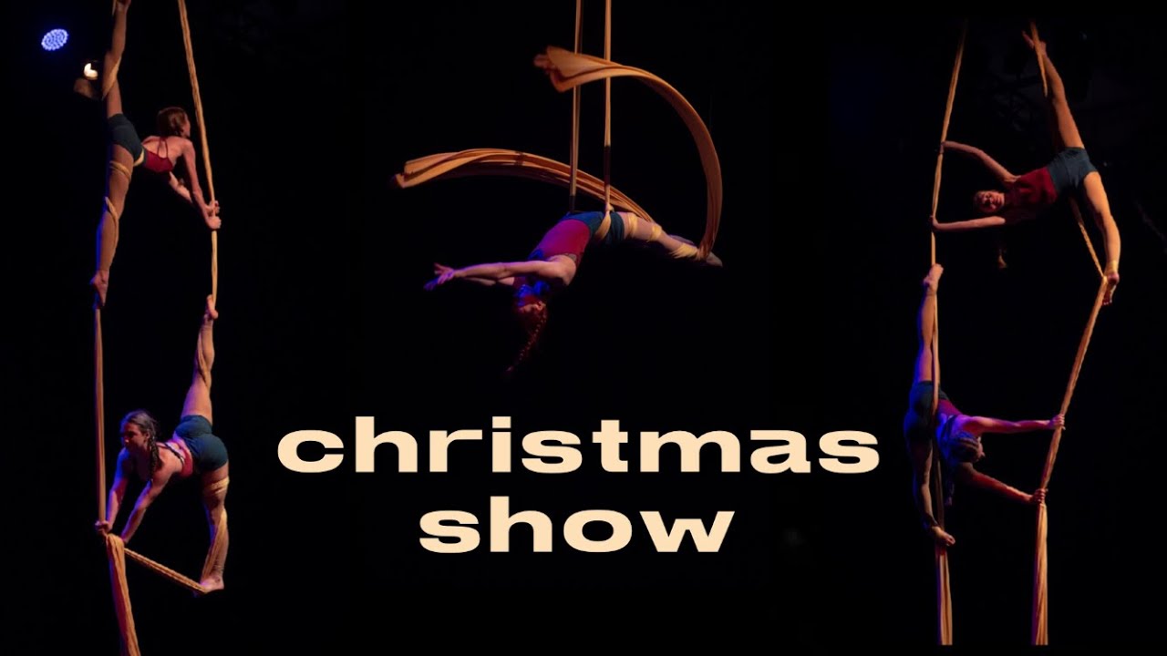 Up To Snow Good - aerial silks christmas performance at circomedia