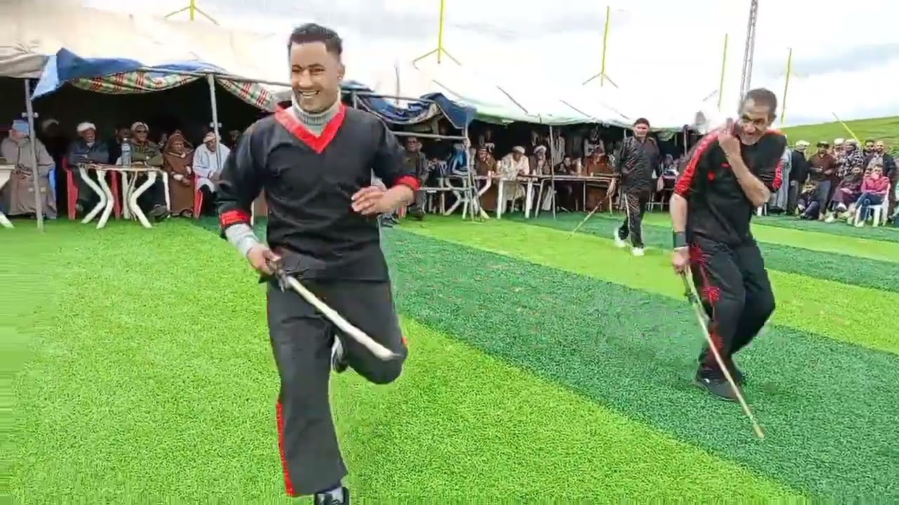 العصا التقليدية مع الشيخ بودينار Algérien Traditionnelle Combat Stick Oran