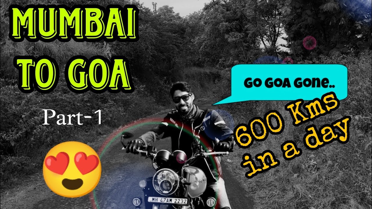 Mumbai to Goa| Solo Bike Ride| Royal Enfield| Thunderbird X| VVM MotoVlogs #royalenfield