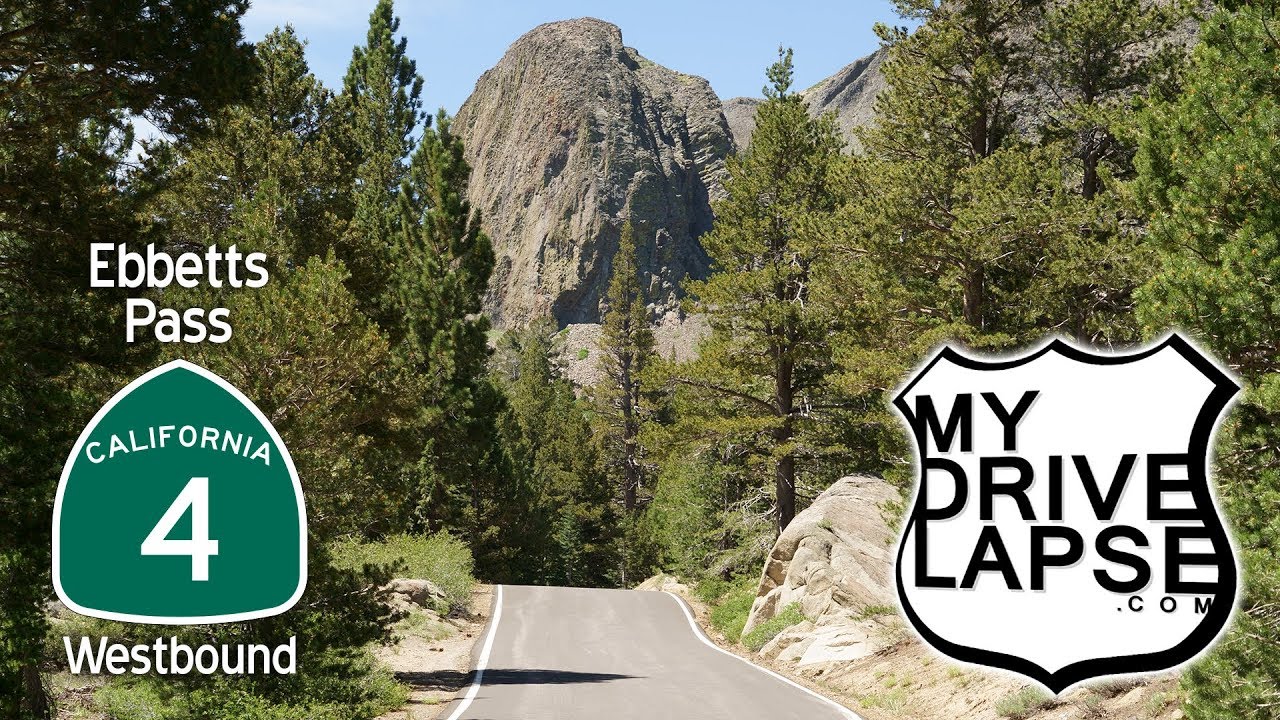 California 4 over Ebbetts Pass, Westbound: Dashcam