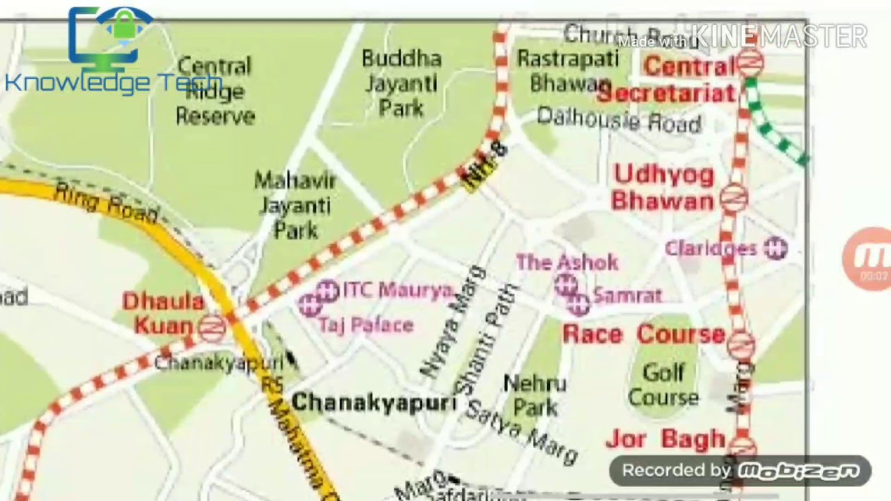 Gurugram Metro Route Map #Gurugram #Hariyana