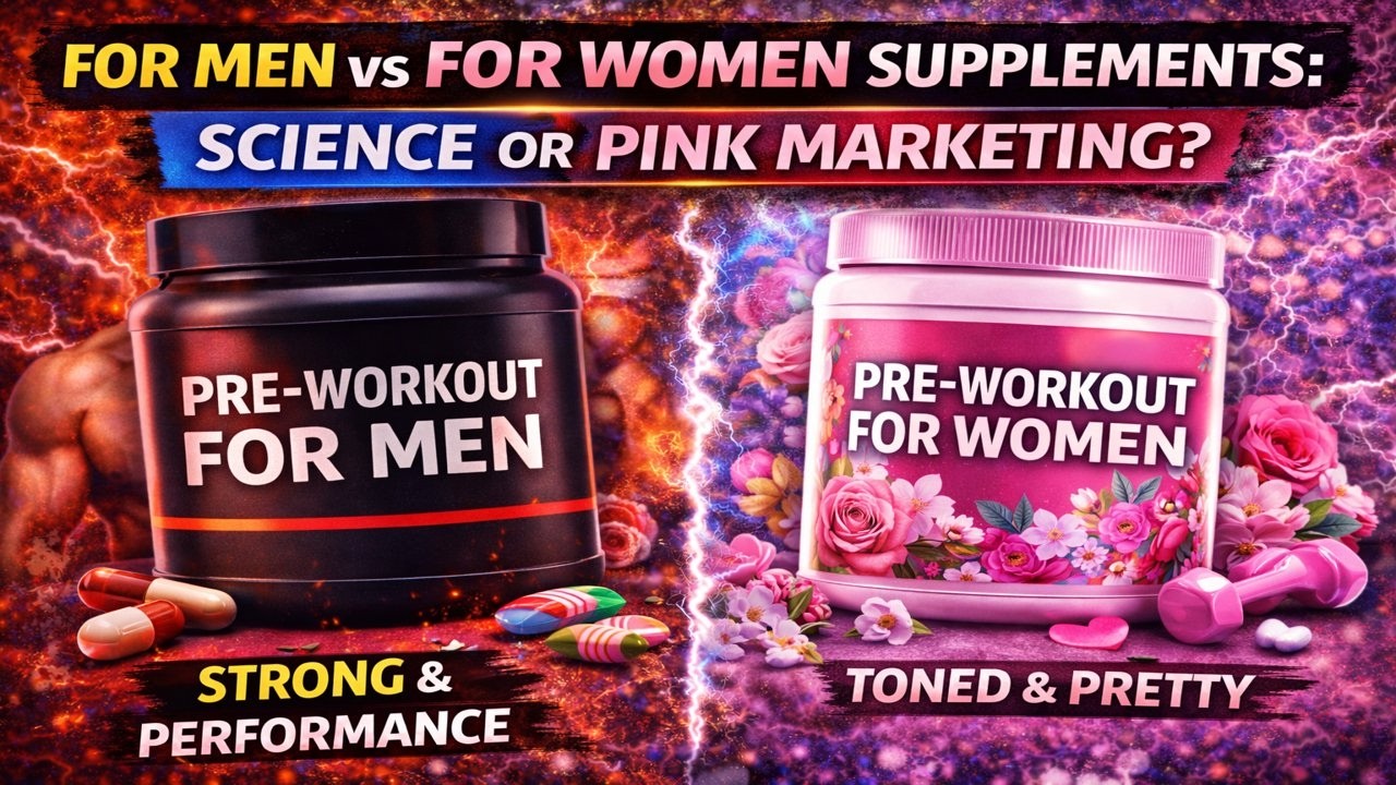 For Men vs For Women Supplements: Science or Pink Marketing?