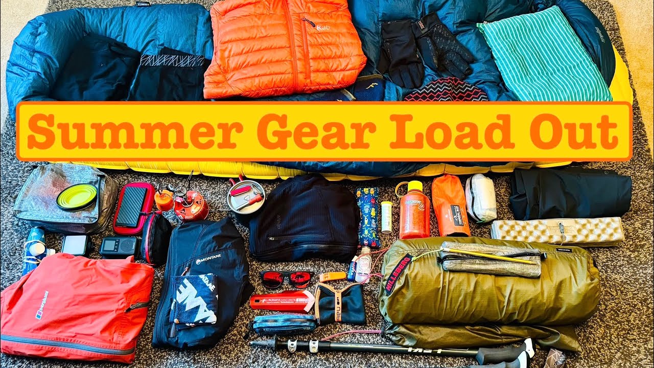 Summer Gear Load Out, What’s in my Osprey Exos 48 ltr Rucksack 😎