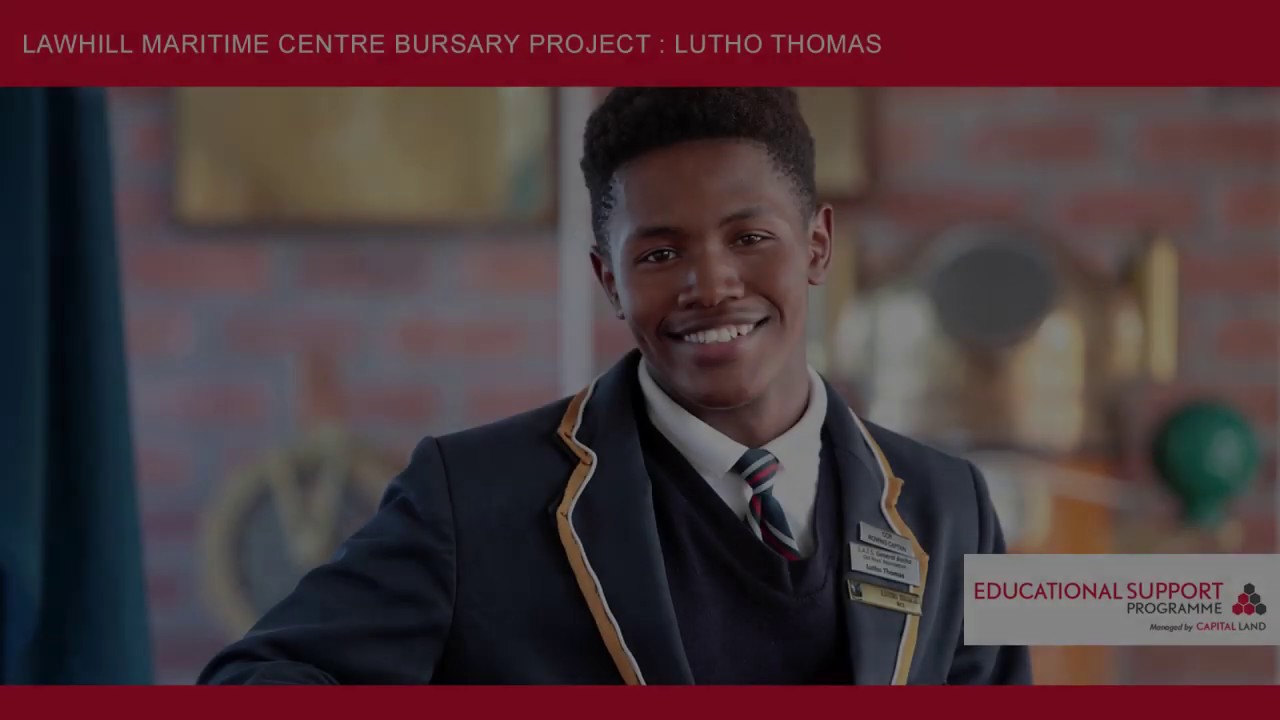 Lawhill Maritime Centre Bursary Project : Lutho Thomas