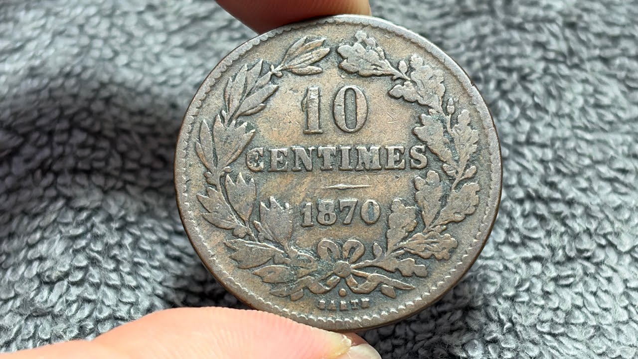 Люксембургская монета 10 сантимов 1870 года • Стоимость, информация, тираж, история и многое другое
