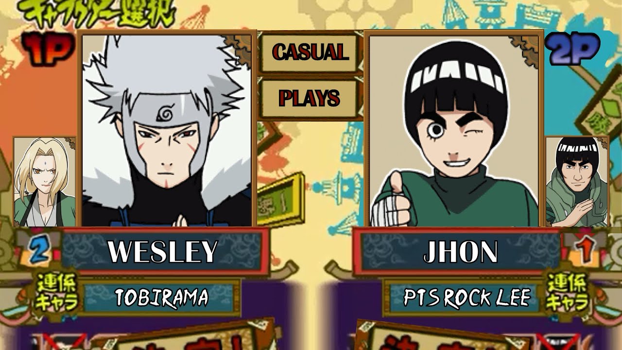 Partida Amistosa -  Wesley ( Nidaime / Tobirama ) VS Jhon ( Pts Lee )